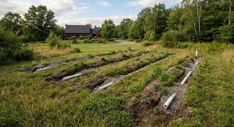 Sewage Field Installation in Austin, TX