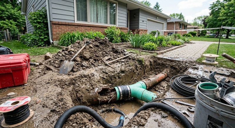 Clogged Sewer Repair in Fredericksburg, VA