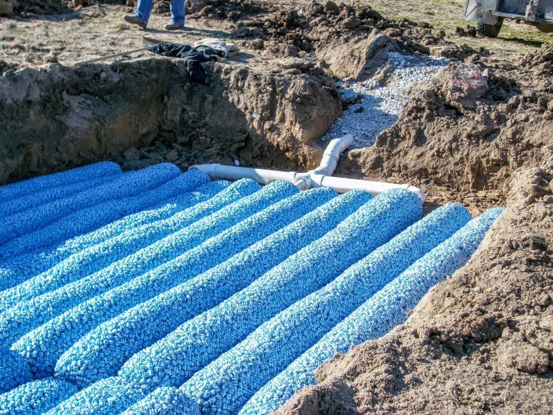 Leach Field Installation in Austin, TX