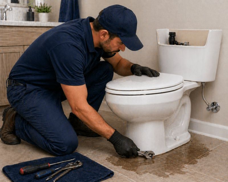 Leaking Toilet Repair in Denver, CO
