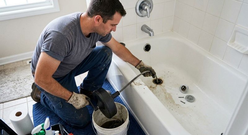 Shower Drain Clearing in Columbus, OH